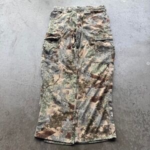 Early 2000s Dessert Camo Cargo Baggy Pants Outdoors Hunting Skater